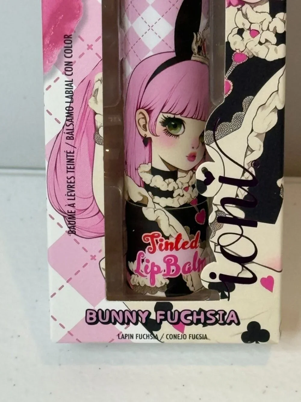 Ioni Dolly's Adventure Bunny Fuchsia Tinted Lip Balm
